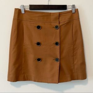 LOFT Tan Mini Skirt